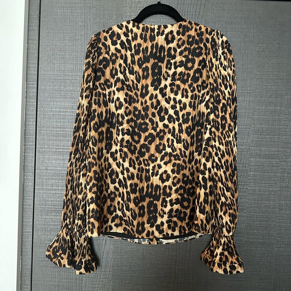 Milly Greer Leopard Blouse NWOT - Picture 7 of 8